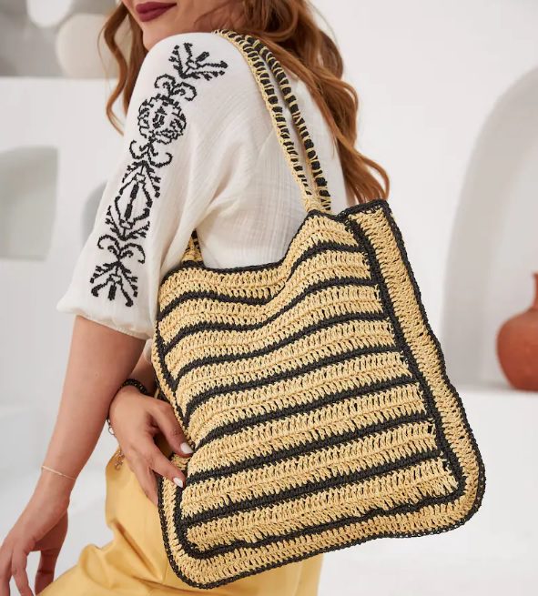 ASAMI Rattan Straw Backpack