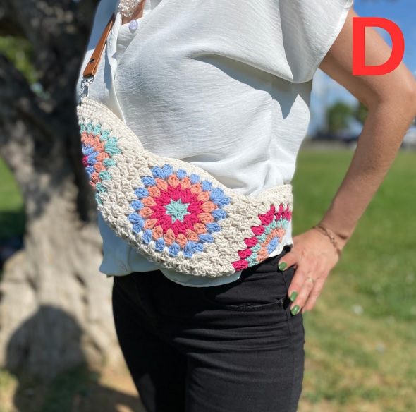 summer crochet fanny pack // ByMasal